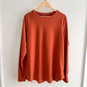 Classic Brick Orange Crewneck Pullover